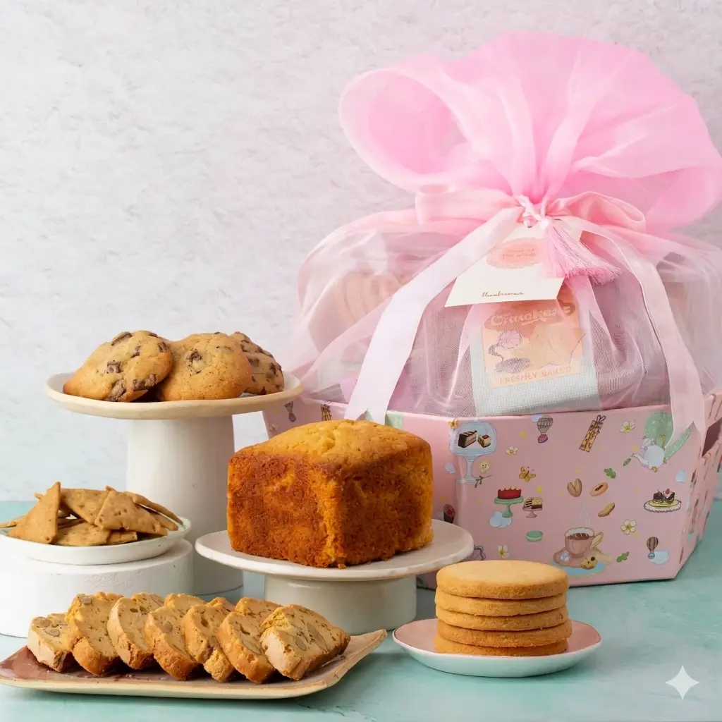 A sweet little bundle of joy — baked with love, wrapped with care, and made to brighten someone’s day. 🎀🍪✨